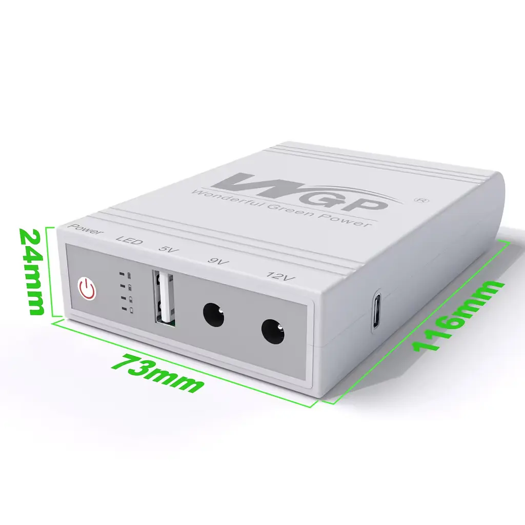 Джерело безперебійного живлення UPS WGP-103 для роутера/модему 10400 mAh - фото 6