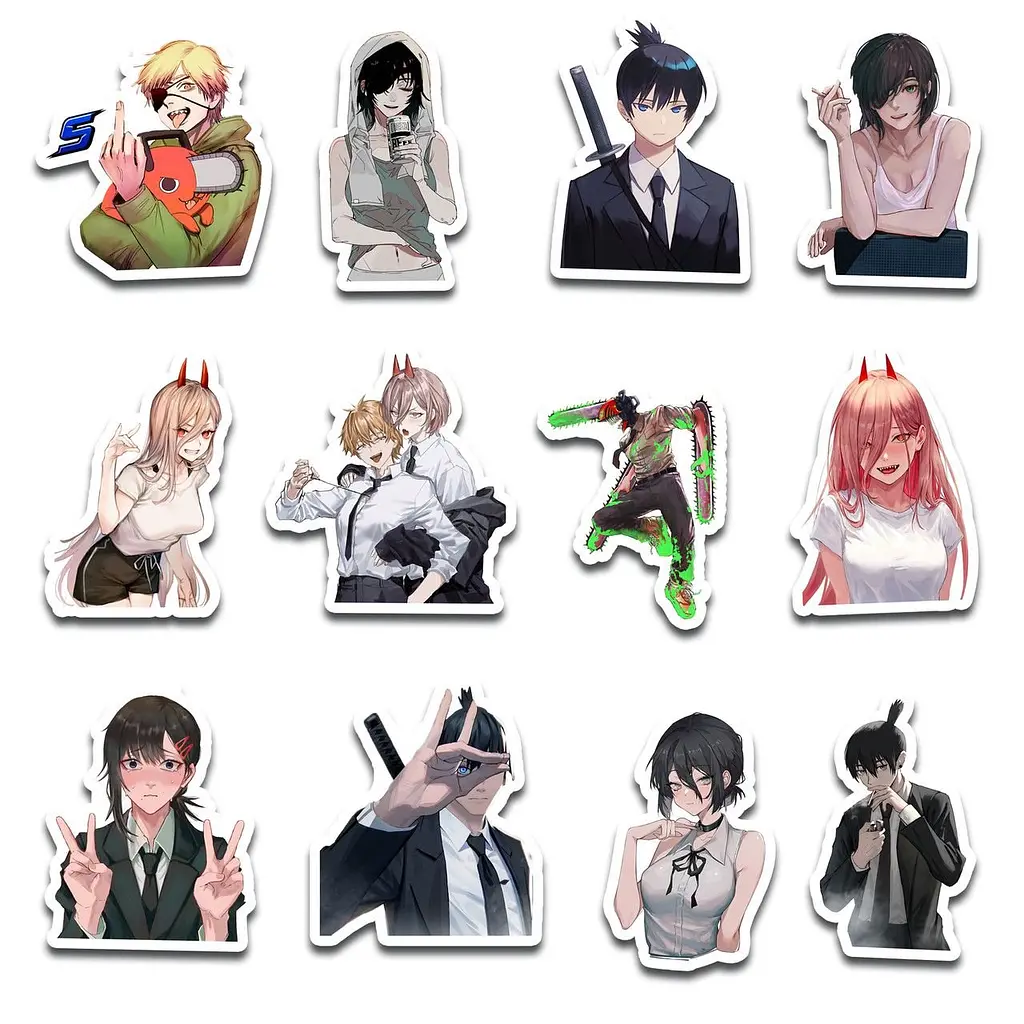 Стикерпак GeekLand Chainsaw man 45 штук (SP CM 01) - фото 5