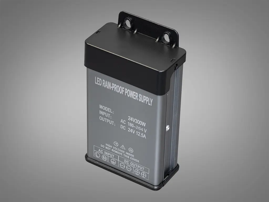 Блок живлення 24В, із захистом від дощу, 300Вт, 12.5А - фото 2