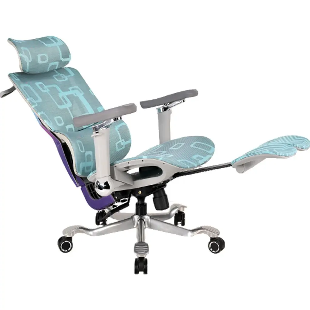 Геймерське крісло GT Racer X-900 Gray/Violet/Blue [174675] - фото 4