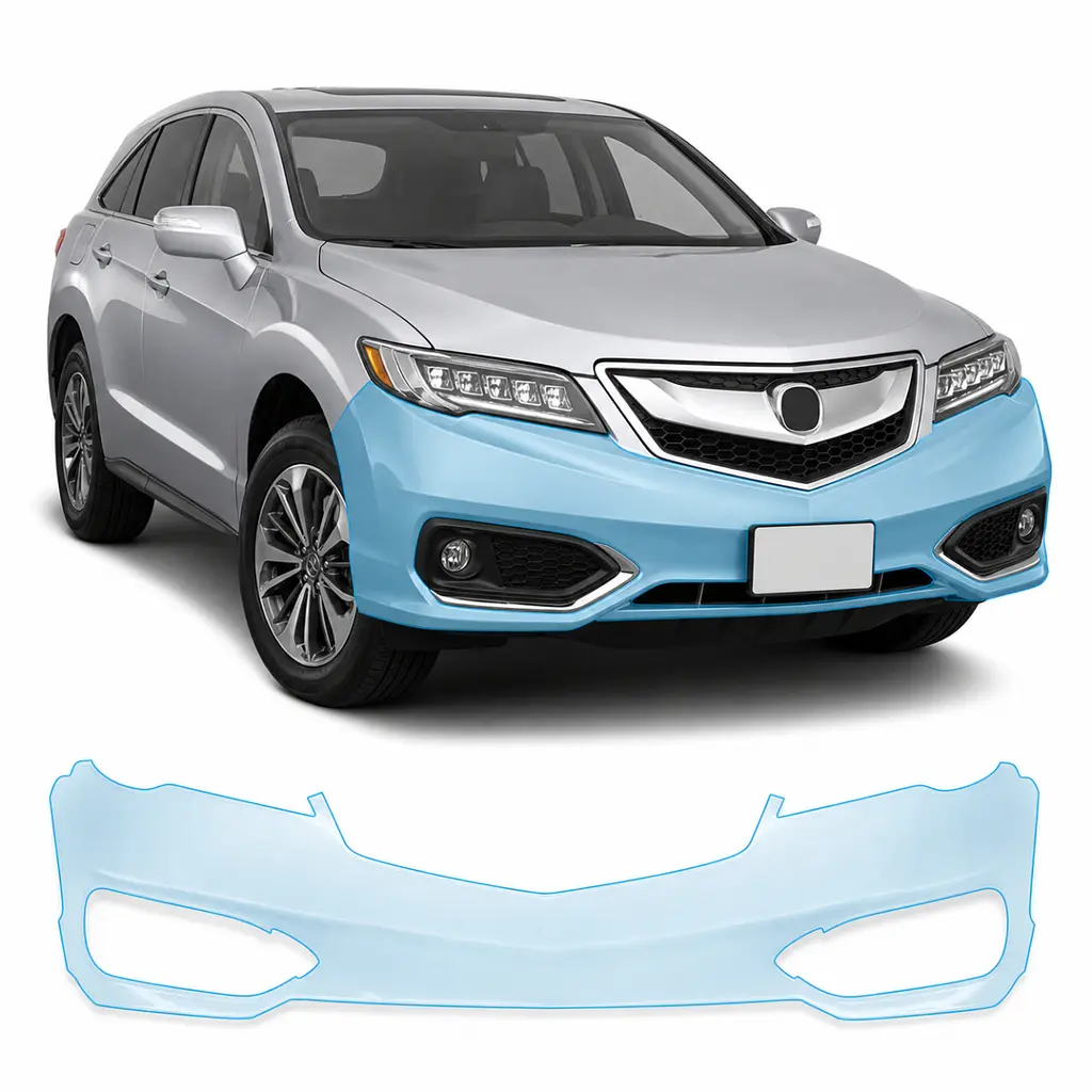 Антигравійна захисна бронеплівка за лекалами для Acura RDX TX2/CDU facelift 2016-2018 - передній бампер