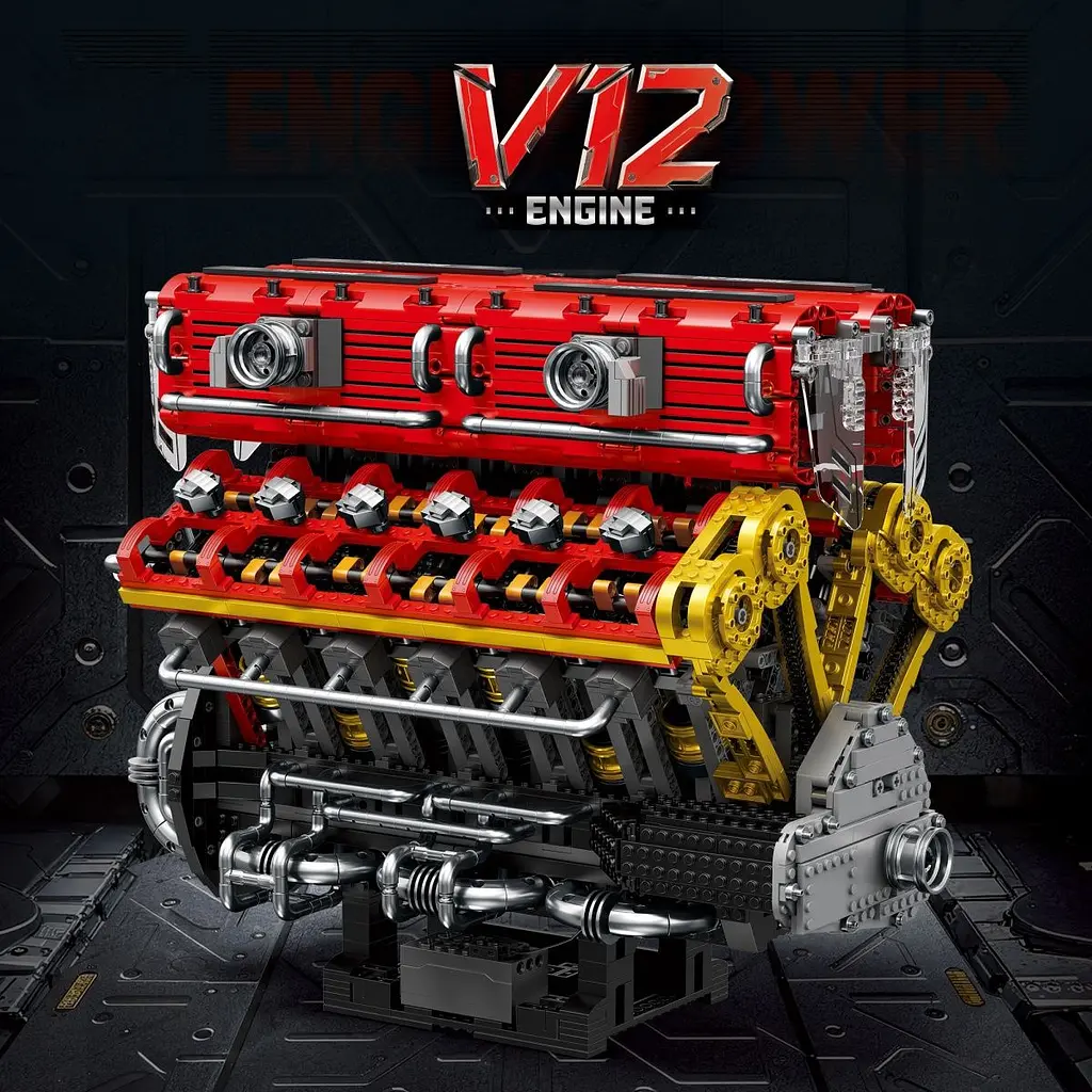 Конструктор Reobrix Двигун V12 Engine (33017) [171939] - фото 5