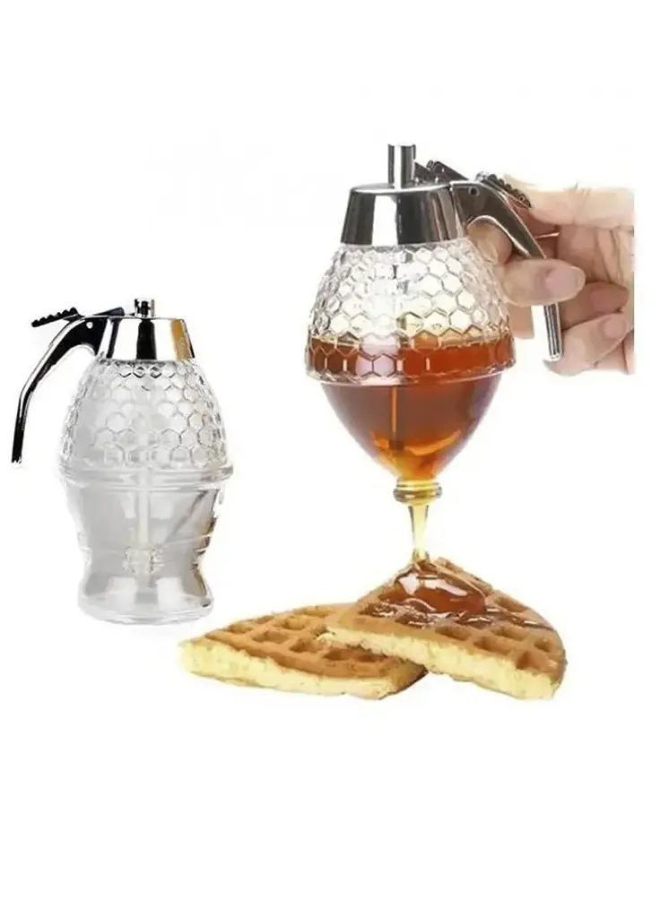 Диспенсер для меду та соусів Honey Dispenser, ручний дозатор-контейнер 200 мл - фото 2