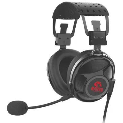 Наушники Marvo HG9053 Red-LED 7.1 Black (HG9053) - фото 2