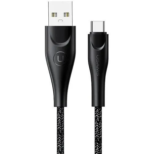 Кабель 2 метра нейлоновая оплетка USAMS U41 USB — Type-C 2m