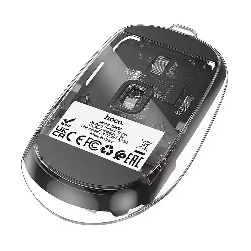 Миша Hoco GM29 Mysterios dual-mode Dark Night Black - фото 2