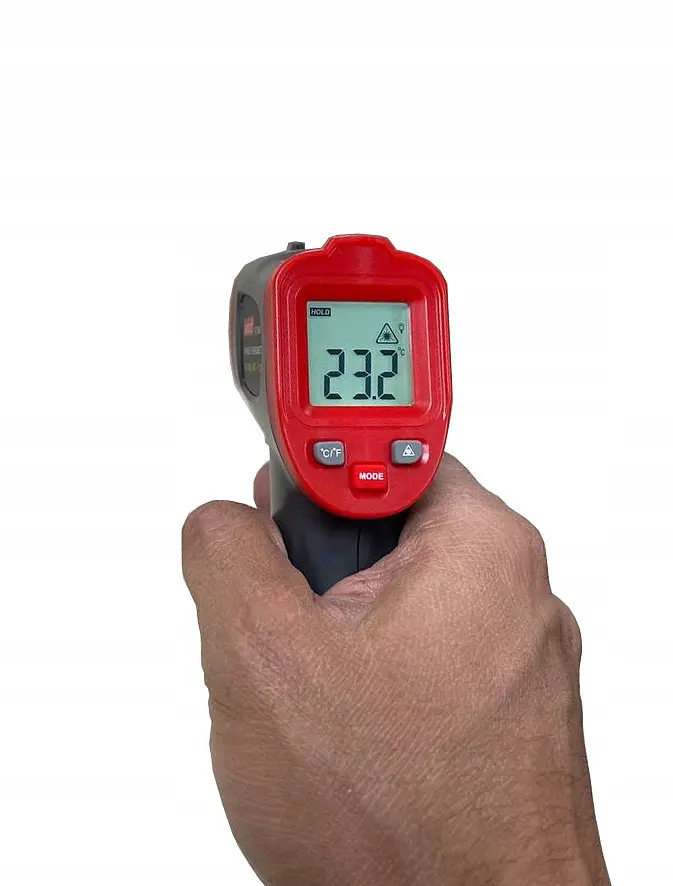 Безконтактний інфрачервоний термометр (пірометр) — 50-600 °C, 12:1, EMS = 0,1-1 WINTACT WT326B - фото 3