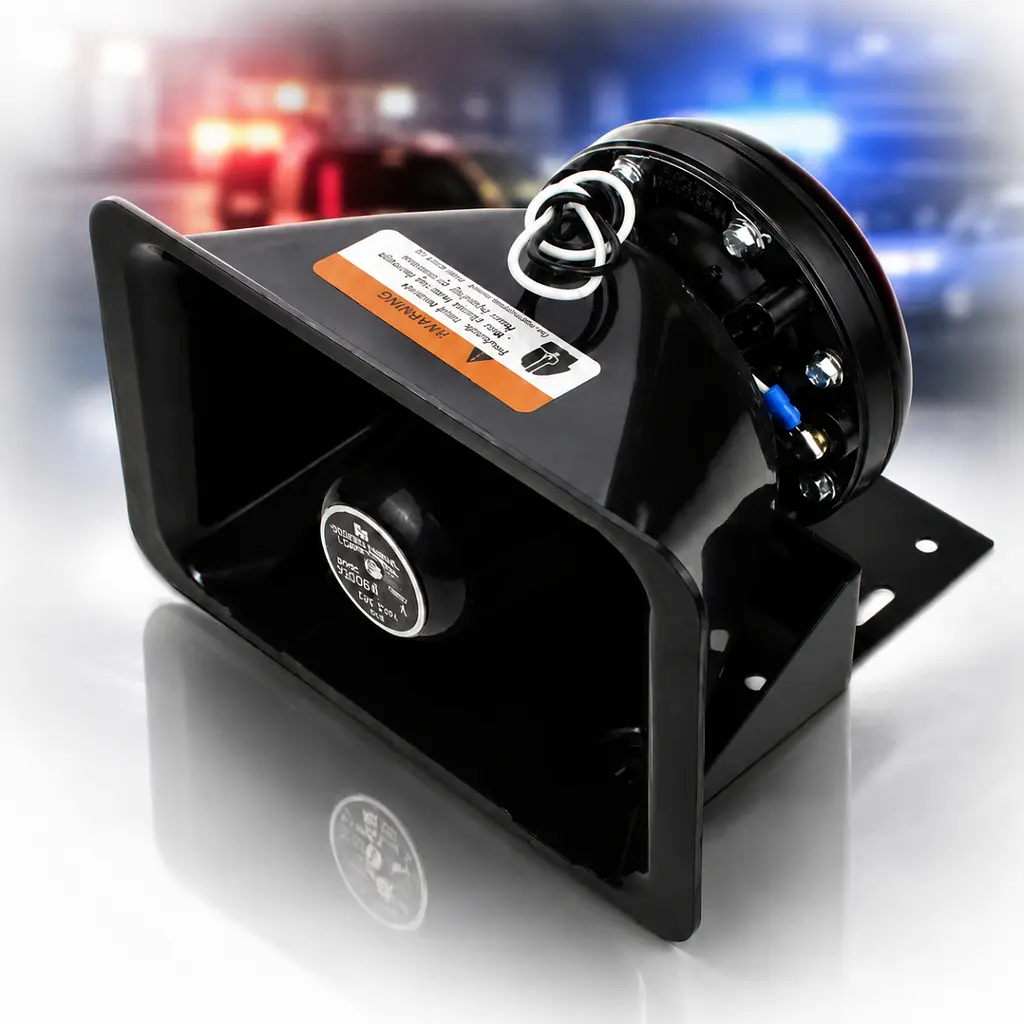 Спецсигнал СГУ FEDERAL POLICE SIREN 8200BT 12 В 200 Вт рупор мікрофон блок Bluetooth 8 мелодій