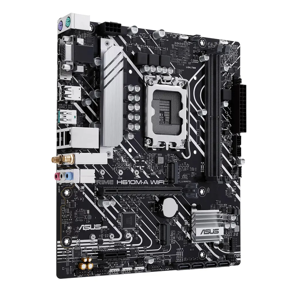 Материнская плата PRIME H610M-A WIFI s1700 H610 2xDDR5 M.2 HDMI D-Sub DP Wi-Fi BT mATX Asus teh0018979 - фото 4