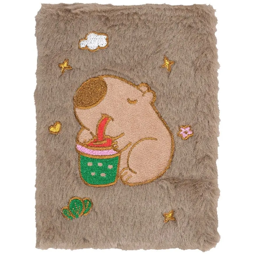 Блокнот А5 ZiBi Capybara 22 Kids Line плюшевый клетка 80 листов (ZB.700043) - фото 4