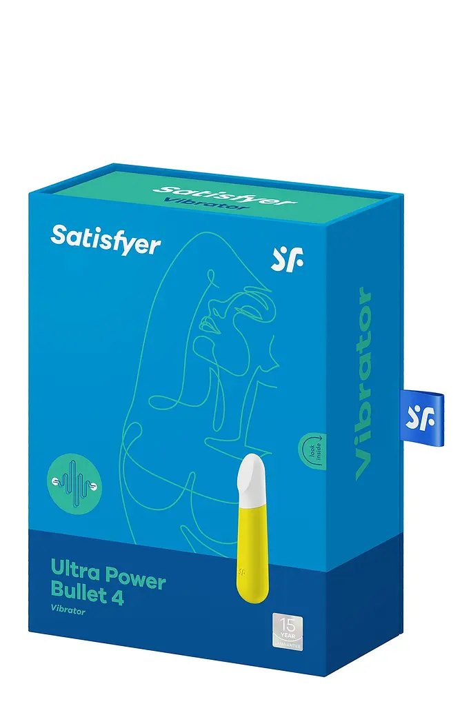 Вібратор Satisfyer Ultra Power Bullet 4 Yellow для клітора, 10.6х2.4 см жовтий - фото 2
