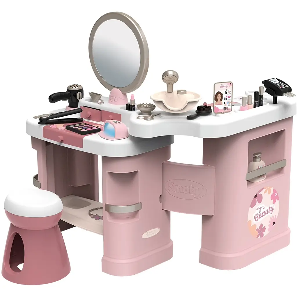 Ігровий набір Smoby Toys Б'юті салон. Стиліст з набором косметики, звуковими та світловими ефектами (7600320256)
