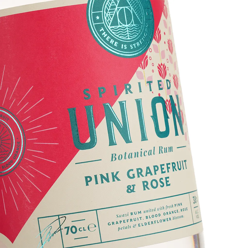 Ром Spirited Union Pink Grapefruit Botanical Rum 38% 0.7 л - фото 3