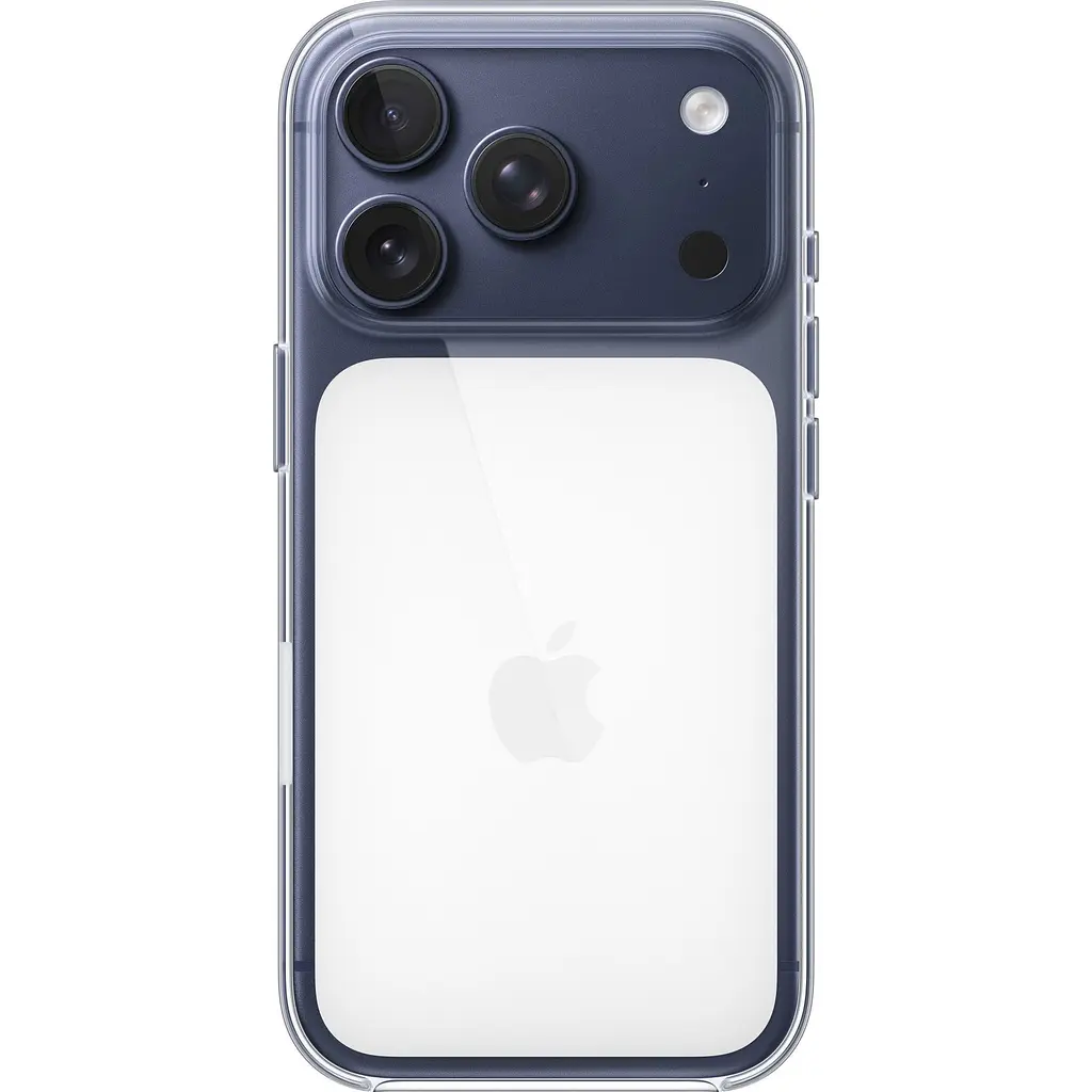 Чохол Clear Case NEW with Button, Animation & MagSafe для Apple iPhone 17 Pro Transparent AAA [147419] - фото 3