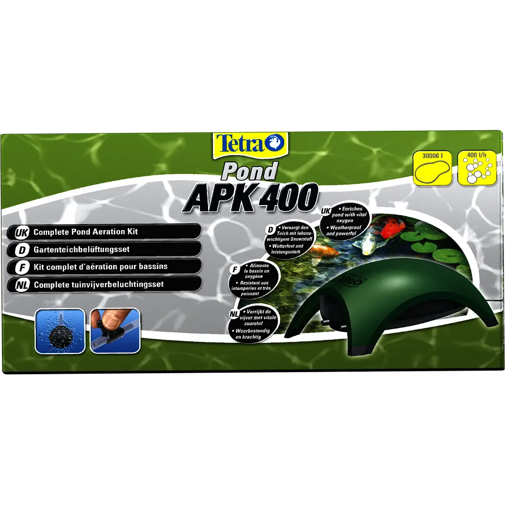 Компрессор Tetra APK 400 с двумя выходами для пруда - фото 2