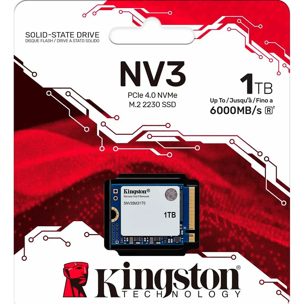 SSD накопичувач Kingston NV3 1TB (SNV3SM3/1T0) [155512] - фото 3
