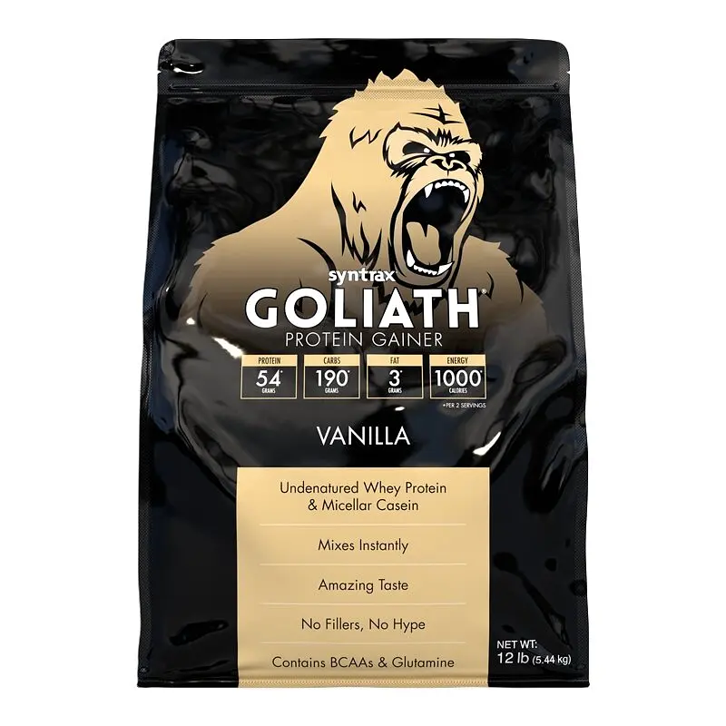 Гейнер Syntrax Goliath Protein Gainer, 5.44 кг - Ваніль