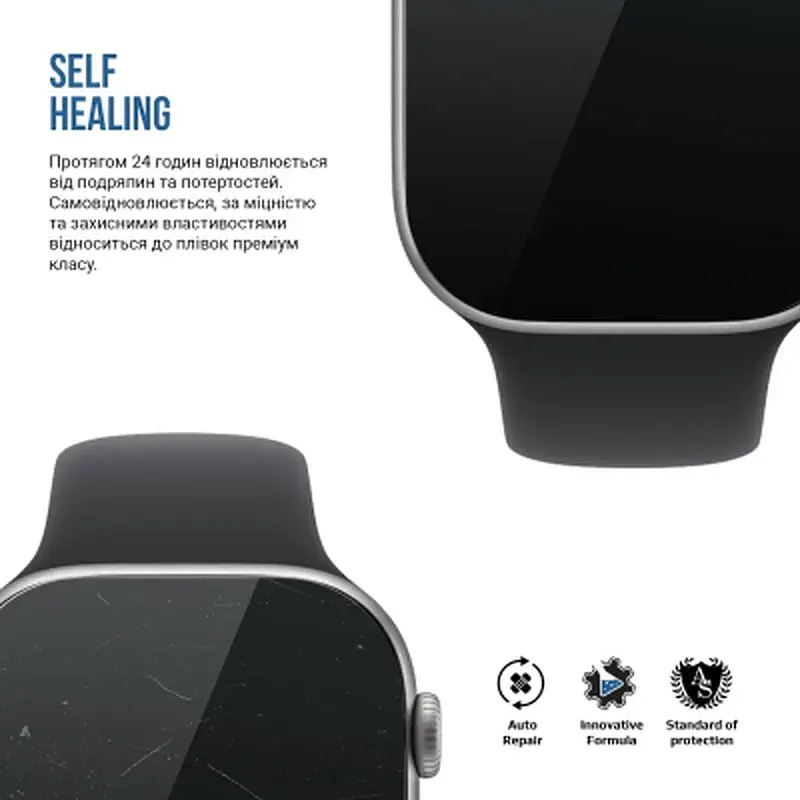 Плівка захисна Armorstandart Matte hydrogel Apple Watch 11 46mm 6 pcs (ARM91992) - фото 3