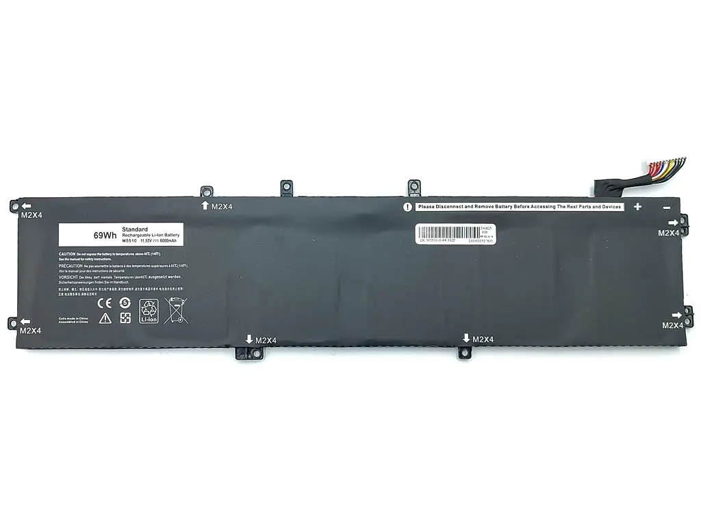 Акумулятор для Dell 6GTPY XPS 15 9550, 9560, 9570, Precision M5510, M5520, M5530 (05041C) (11.4V 6000 mAh 69W) - фото 2
