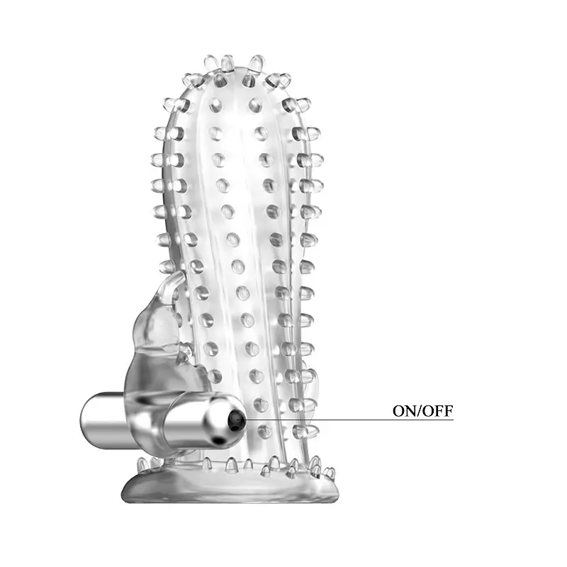 Насадка з вібрацією Penis sleeve Bullet vibrator 1 Crystal Baile BI-026205 87417 - фото 5