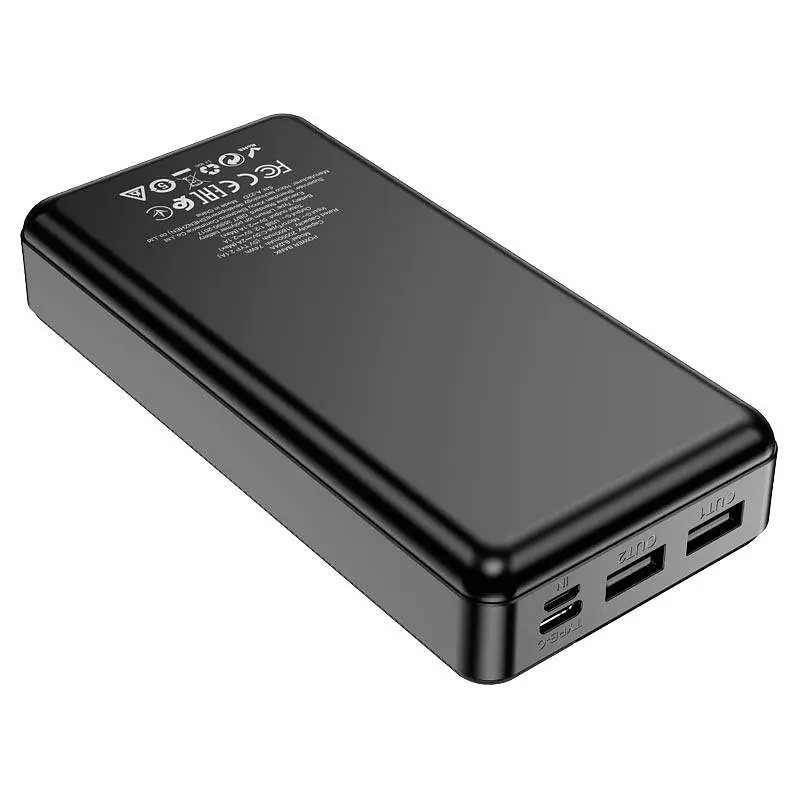 Внешний аккумулятор Borofone BJ24A 20000mAh 2USB и Type-C черный - фото 6