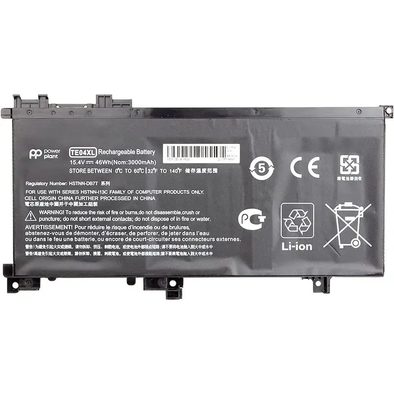 Акумулятор PowerPlant для ноутбуків HP Omen 15 AX200 (HSTNN-DB7T, TE04) 15.4V 3000mAh (NB461462) - фото 2