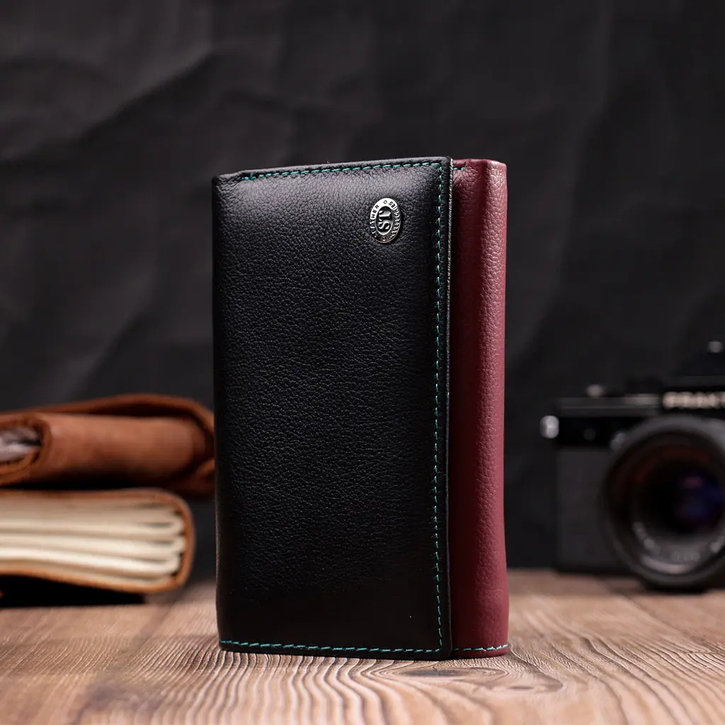 Жіночий шкіряний гаманець ST Leather 14х9х2 см acs0028356 - фото 6