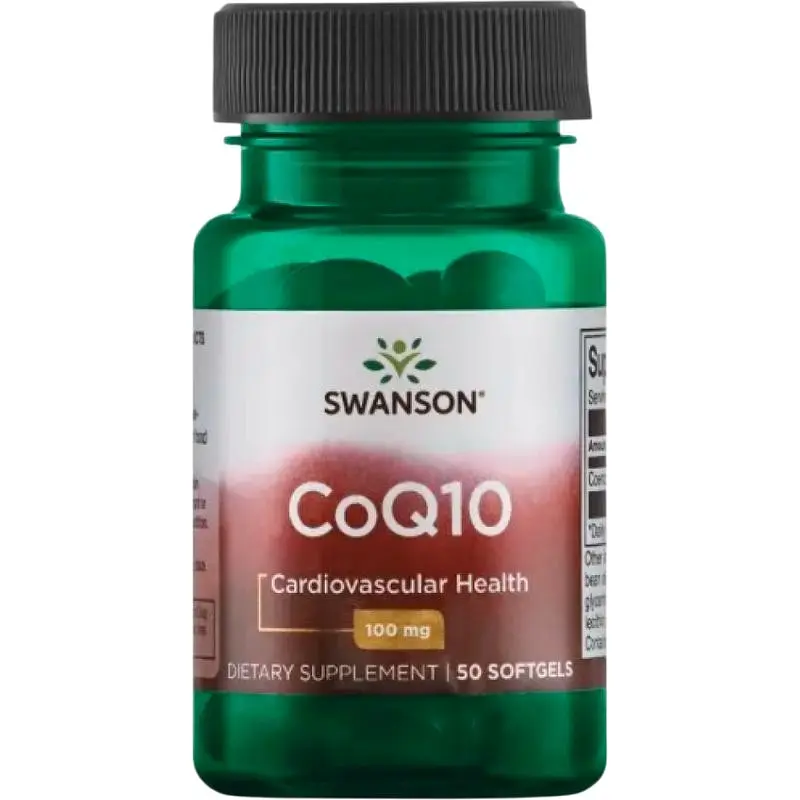 Коензим Q10 Swanson COQ10 High Potency 100 мг 50 капсул (100-21-4389343-20) - фото 2