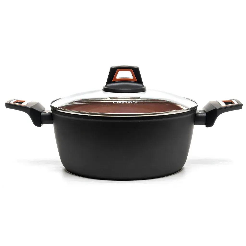 Каструля Hölmer кована з кришкою CR-1325-SBMCL Carrot 2,5 л (CR-1325-SBMCL Carrot)