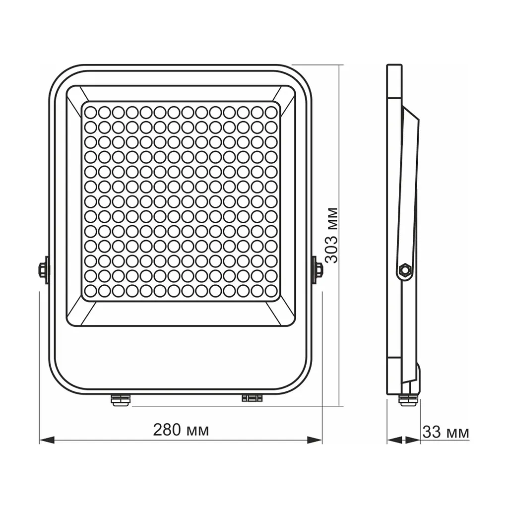 Прожектор Videx LED PREMIUM F2 150W 5000K (VL-F2-1505G) - фото 4