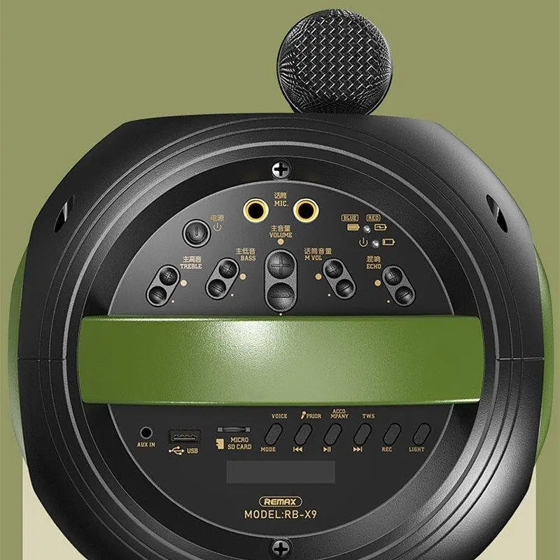 Портативна акустика Remax RB-X9 Little Boy RGB LED Outdoor Wireless Speaker - фото 4