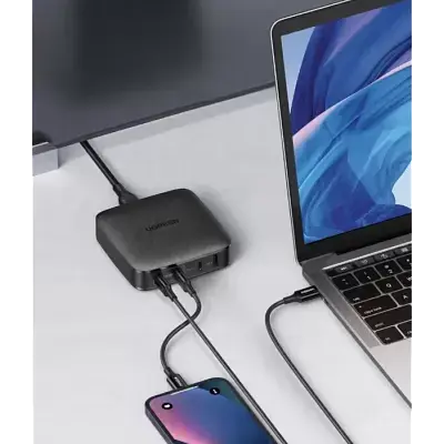 Зарядний пристрій UGREEN CD226 100W 3xUSB-C+1xUSB-A Desktop Fast Charger EU (70870) - фото 2