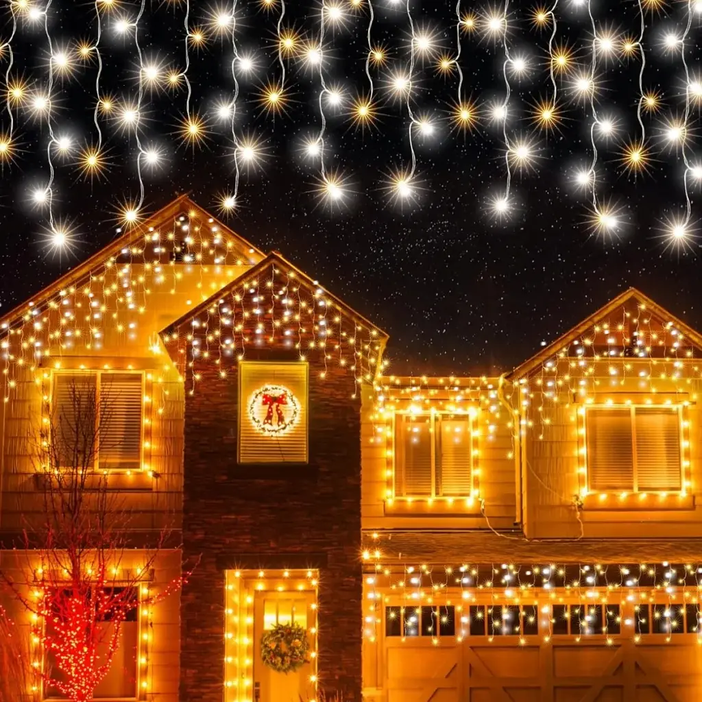 Уличная гирлянда бахрома 22.5 м 500 LED - фото 6