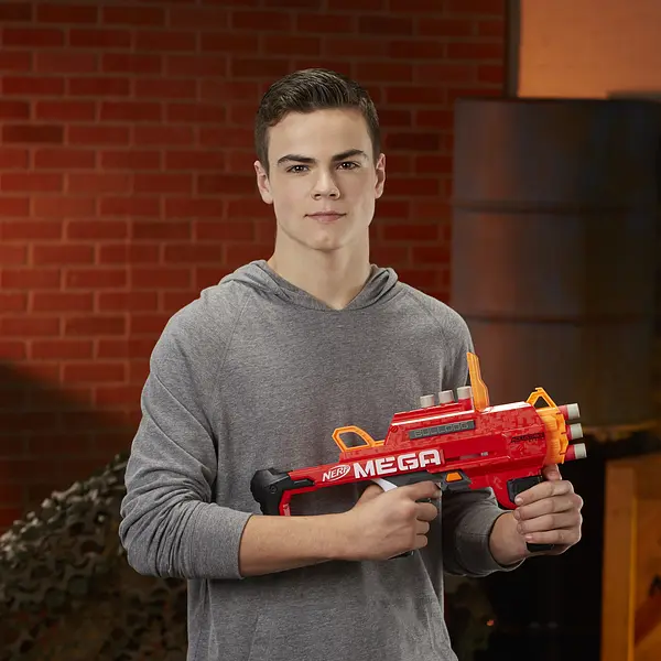Бластер Hasbro Nerf N-Strike Mega Bulldog (E3057) - фото 4