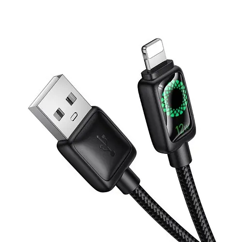 Кабель HOCO U146 Mundo charging data cable iP 1,2m. Чорний