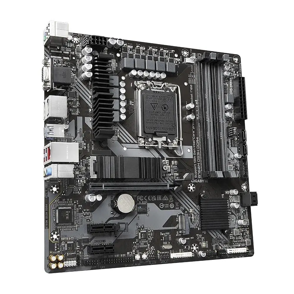 Материнська плата Gigabyte B760M DS3H DDR4 (B760M DS3H DDR4) (Socket 1700, Intel B760, Micro-ATX) - фото 6