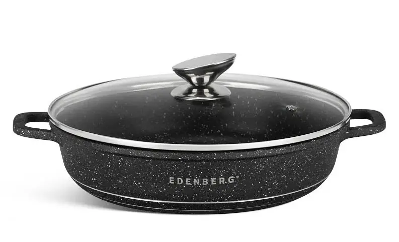 Набор кастрюль и казанов Edenberg EB-12911 с мраморным покрытием 10 предметов для всех типов плит - фото 4