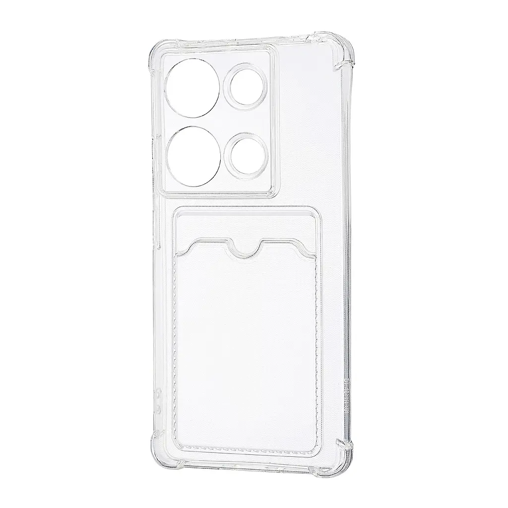 Чохол Clear Pocket Case Xiaomi Redmi Note 13 Pro 4G/Poco M6 Pro 4G Прозорий