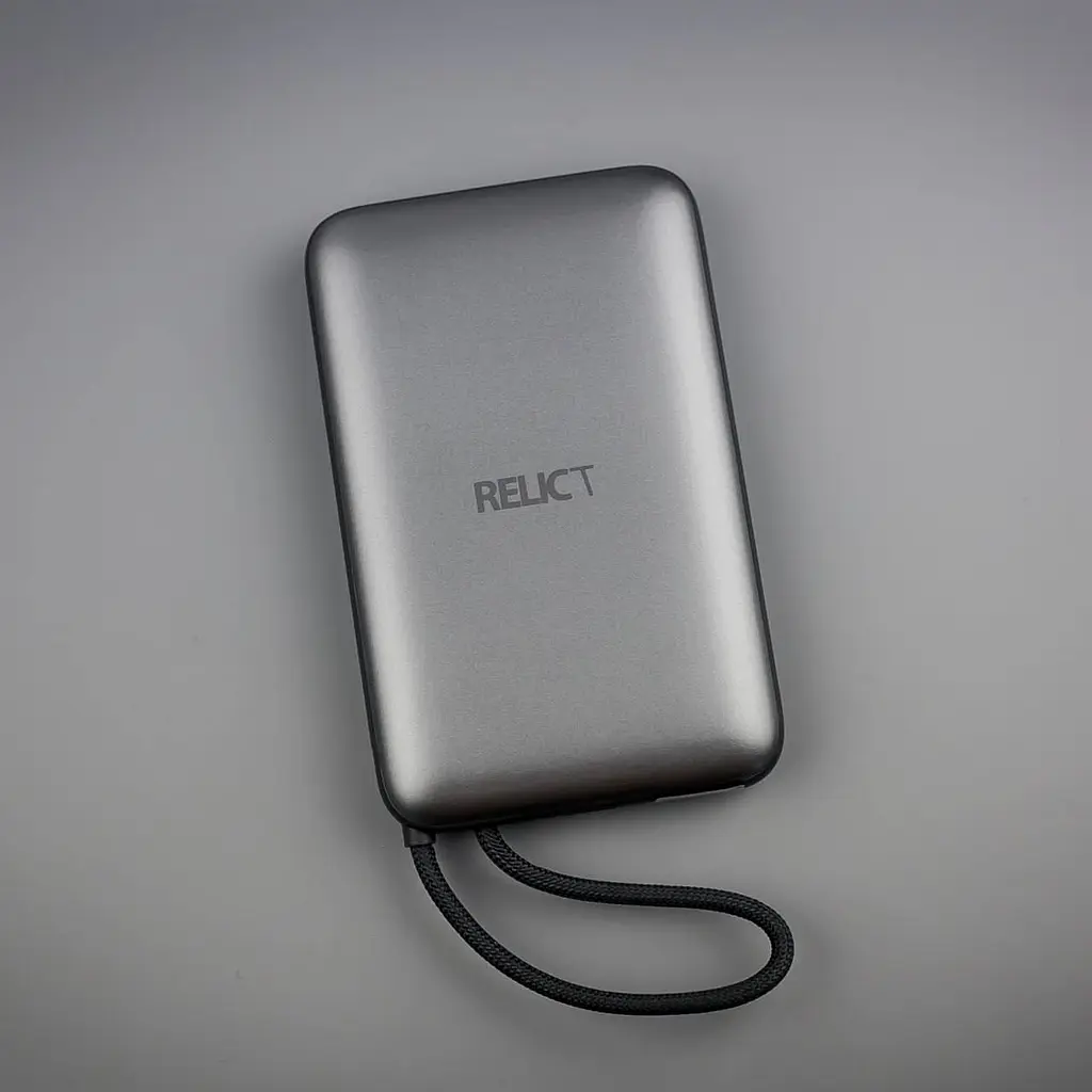 Портативная батарея Relict Uniqx 2 in 1 10000 mAh MagSafe 22.5W Grey - фото 5