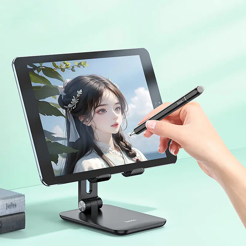 Стилус Hoco GM111 Cool Dynamic series 3in1 Passive Universal Capacitive Pen Black - фото 4