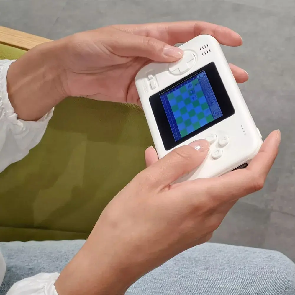 Ретро ігрова приставка SUP G-416 Game Box Portable 416-games + Power Bank White [77256] - фото 2