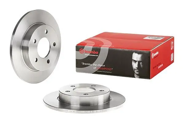 Диск гальмівний невентильований Mazda 3, 5 99-14р Brembo (08.A029.10) - фото 2