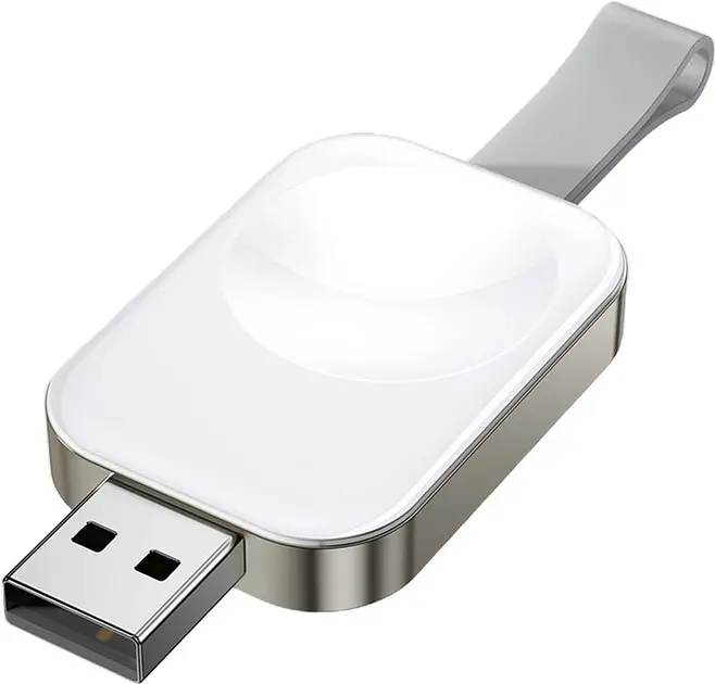 Бездротовий зарядний пристрій Essager Yibay Smart Watch Wireless Charger White (6934025890121)