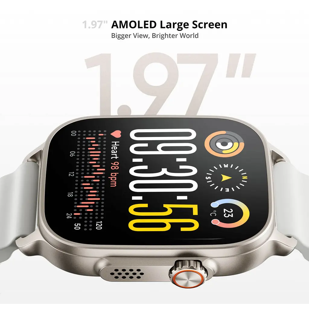 Смарт-годинник Realme watch 5 Titanium Silver | 1.97" AMOLED | 14 днів батарея - фото 3