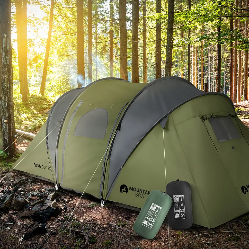 Намет туристичний Mountain Goat Prime Quatro 4-місний Olive (P-5905973406598) - фото 14