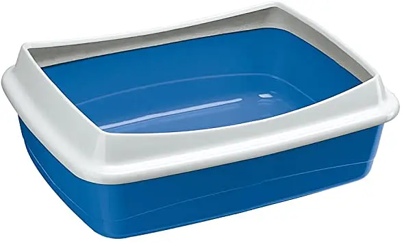 Туалет для котів Ferplast Litter Tray Nip Plus 20 блакитний 51x36x19 см 72041225 - фото 2