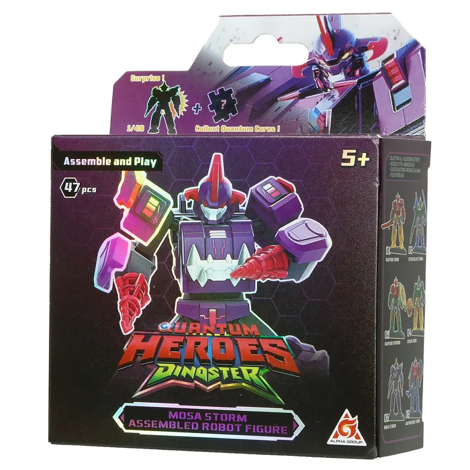 Детский робот-конструктор Моса Шторм Dinoster EU580881A-5 45 деталей - фото 3