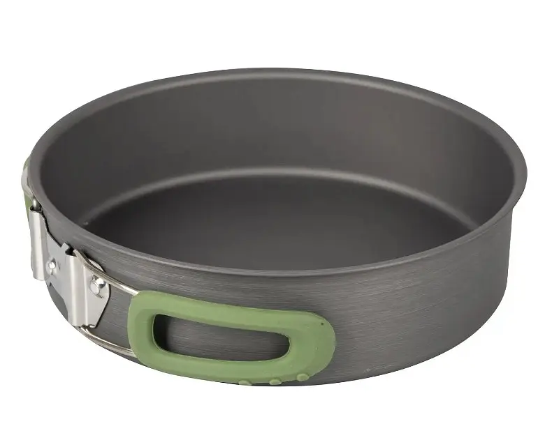 Набор посуды Bo-Camp Explorer 4 Pieces Hard Anodized Grey/Green (2200244) (DAS301407) - фото 9