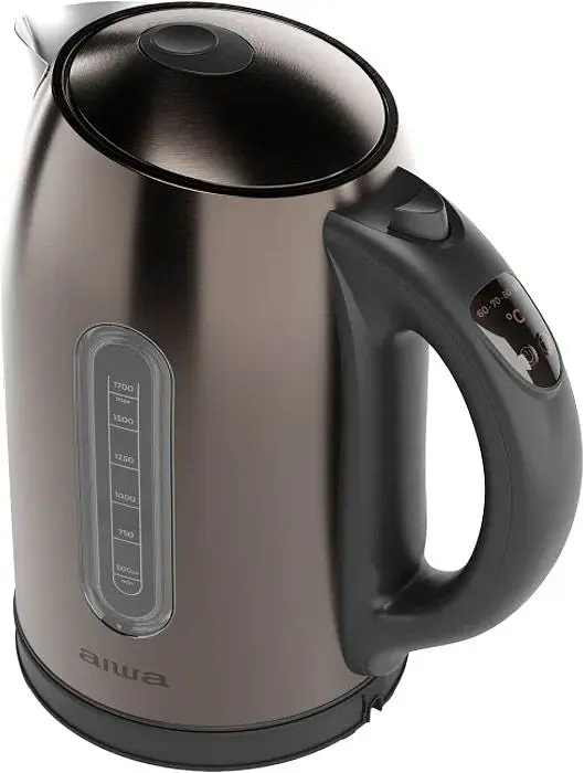 Електрочайник AIWA KAWAKO AKT-3000D 2200Вт/1.7л/Strix/встановлення температури нагріву/метал (AKT3000D) - фото 2