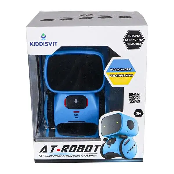 Інтерактивний робот AT-Robot з голосовим керуванням синій українською - фото 2